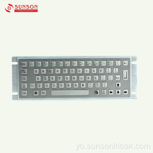 Keyboard Irin Irin mabomire pẹlu Ball Ball